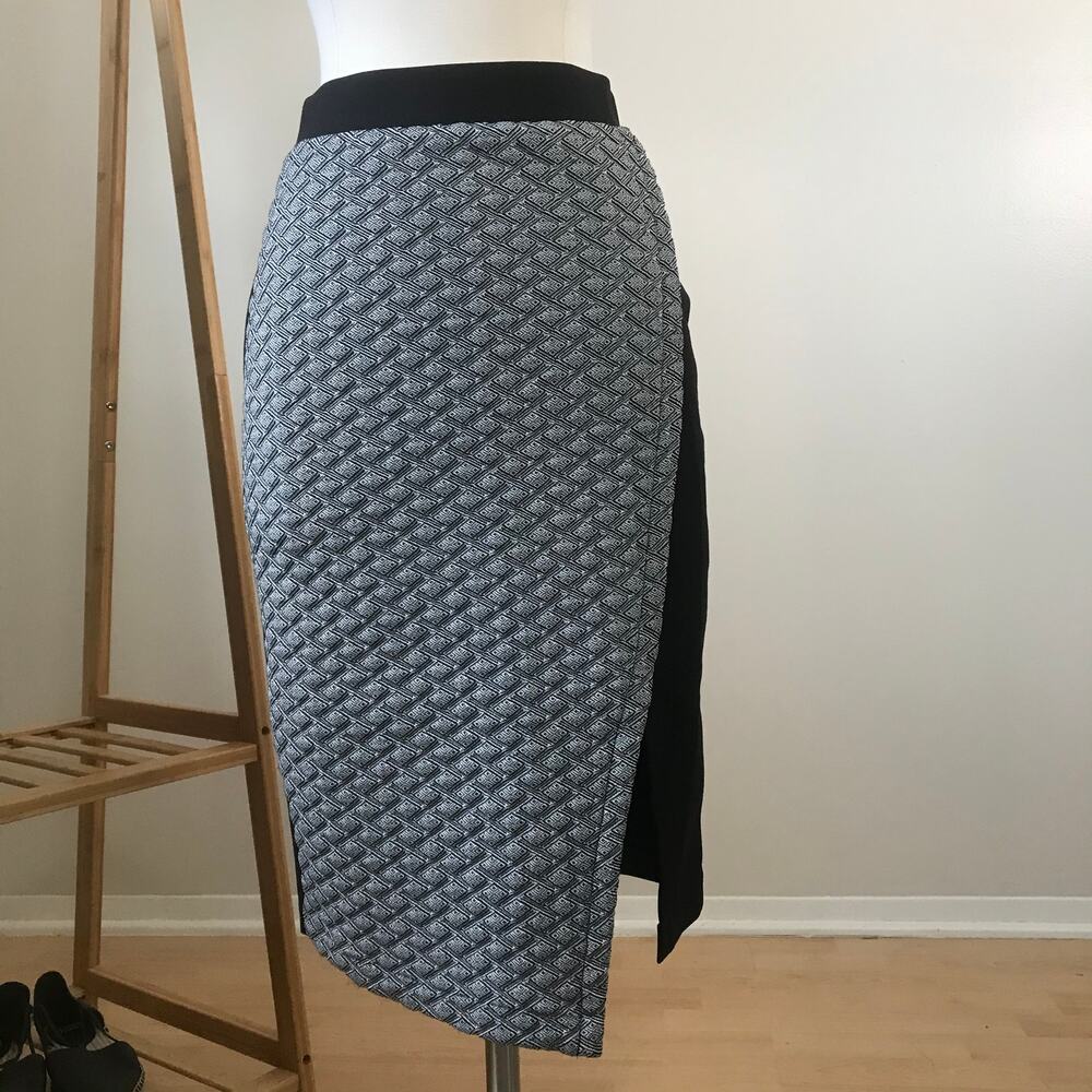 HD In Paris Anthropologie • Addie Quilted Pencil Skirt